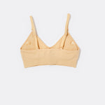 SASSH Essential Bralette in Beige, back view