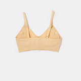 SASSH Essential Bralette in Beige, back view