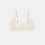 SASSH Essential Bralette in white, back view