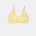SASSH Essential Bralette in yellow, back view