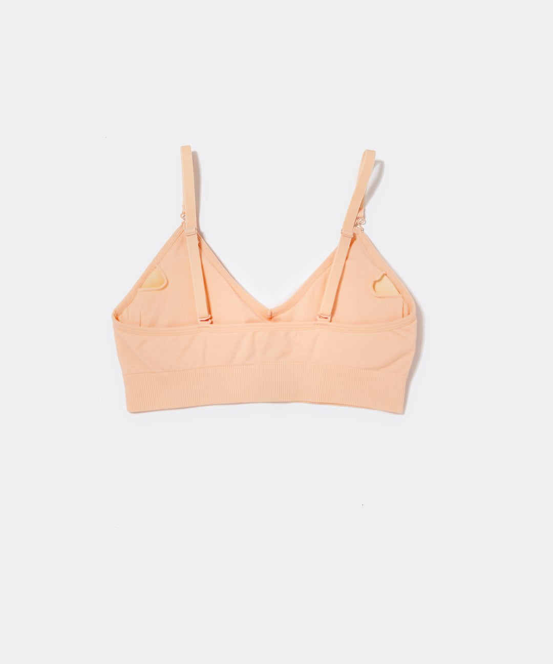 SASSH Essential Bralette in Peach, back view