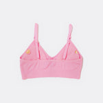 SASSH Essential Bralette in Pink, back view