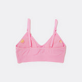 SASSH Essential Bralette in Pink, back view
